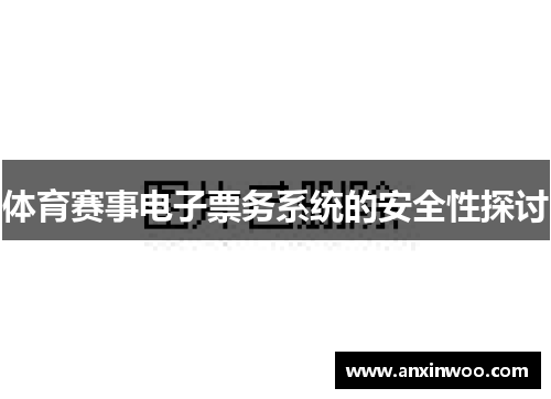 体育赛事电子票务系统的安全性探讨
